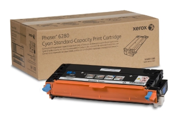 Тонер-картридж Xerox for Phaser 6280, Cyan, 2200 стр.