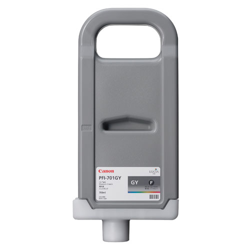 Чернильный картридж Canon PFI-701GY, iPF8000S/8100/9000S/9100, серый, 700 ml