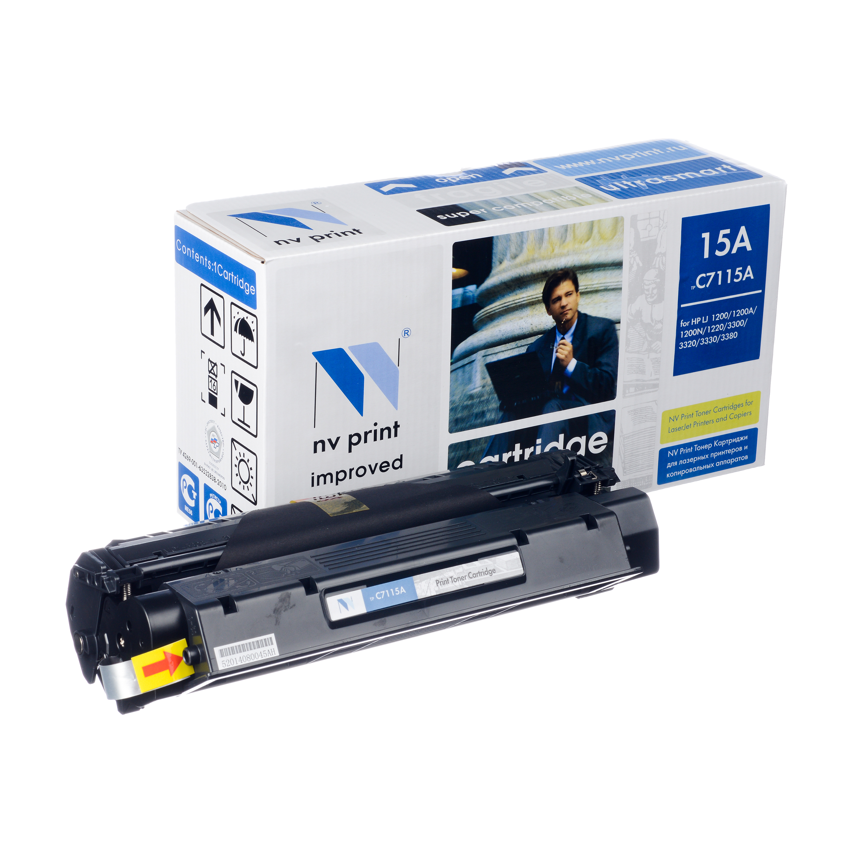 Картридж NVP совместимый HP C7115A/2624A UNIV для LJ 1000/1200/1150 (2500k)