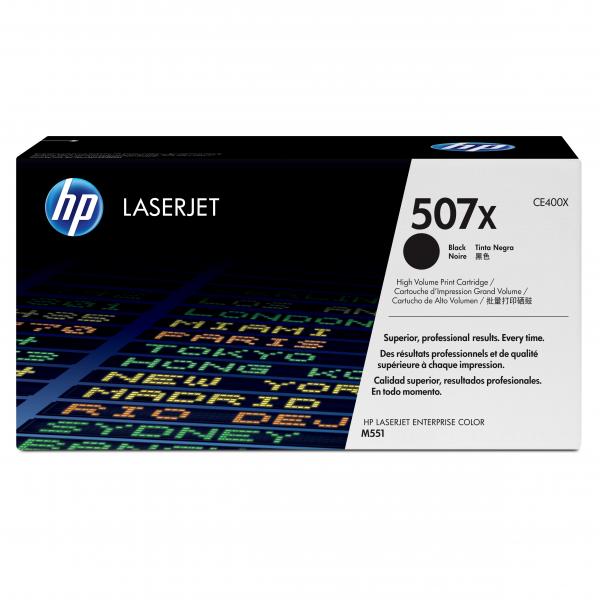 Тонер-картридж HP 507X Color LaserJet для M551 Black 11000 стр