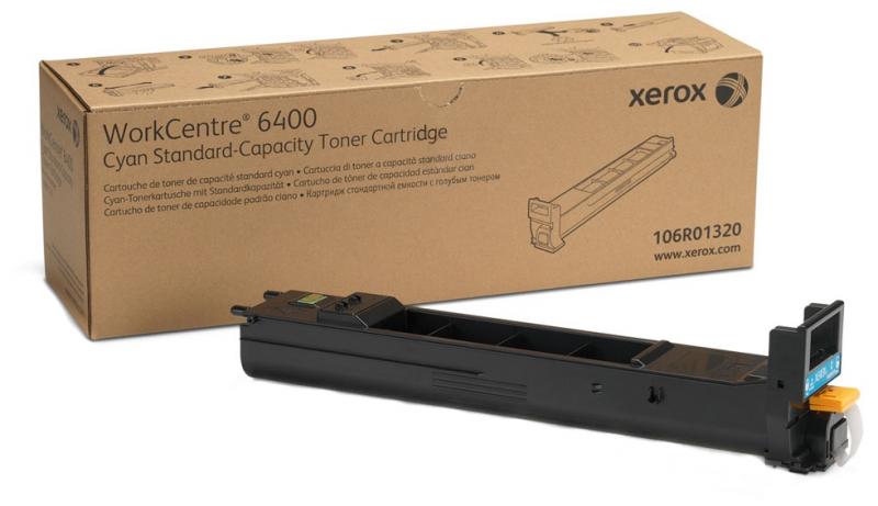 Тонер-картридж Xerox WC6400 Cyan, 8000 стр.