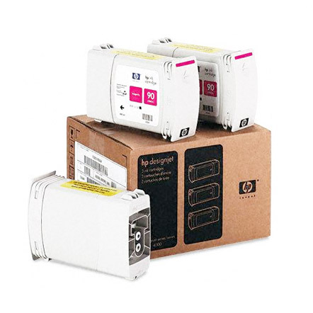 Чернильный картридж HP No. 90 Magenta,Designjet 4000/4000ps/4500/4500ps, 3х400ml, 3 картриджа