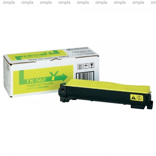 Тонер-картридж Kyocera FSC5300DN type TK-560 Yellow, 10000 стр.