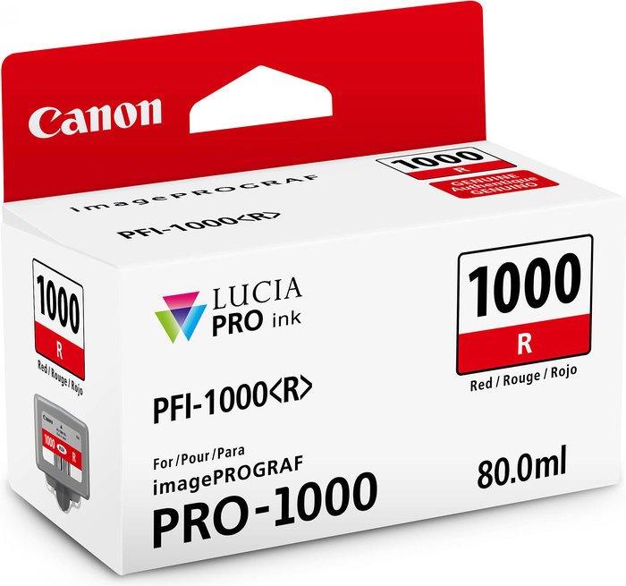 Чернильный картридж Canon PFI-1000 R (red)