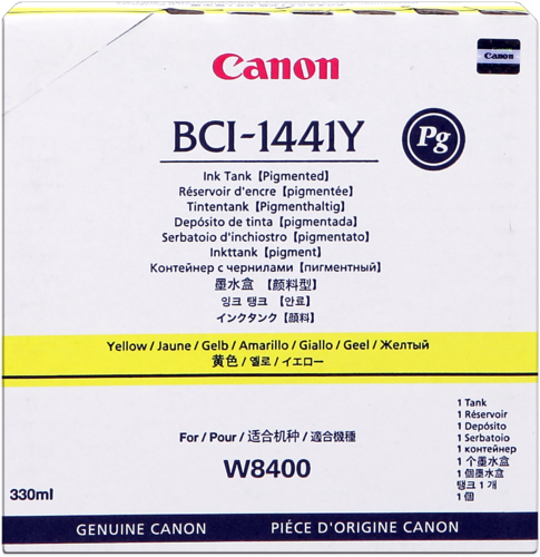 Чернильный картридж Canon BCI-1441Y (Yellow), для W8400