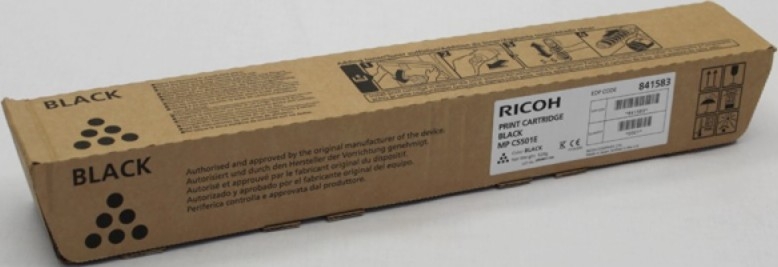 Тонер-картридж MPC5501E черный для Ricoh Aficio MPC4501/C5501, 25500стр.