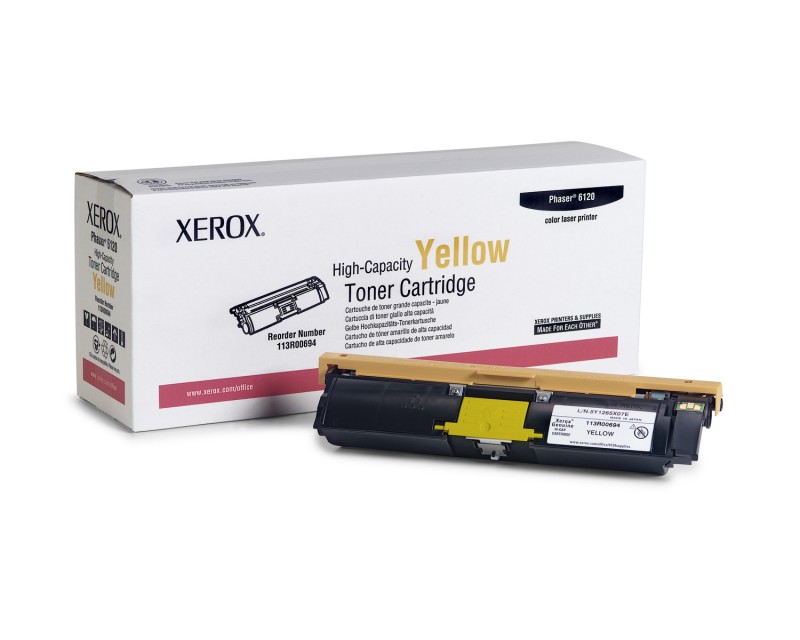 Тонер-картридж Xerox Phaser 6120/6115MFP Yellow, 1500стр.