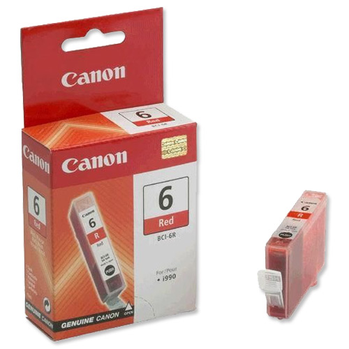 Чернильный картридж Canon PIXMA iP8500/ i9950, BCI-6R, Red