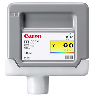 Чернильный картридж Canon PFI-306 Y, iPF8300/iPF8300S, желтый