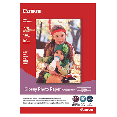 Фотобумага глянцевая Canon GP-501 10x15 см,170 г/м2, 100 листов