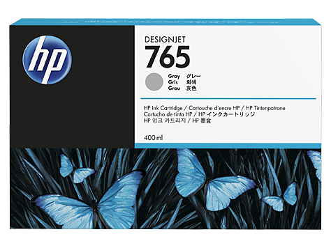 Чернильный картридж HP 765 Grey (серый, 400мл.)