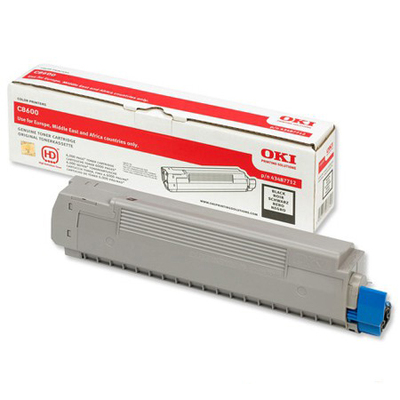 Тонер-картридж Oki С8600/C8800 Black, 6000 стр.