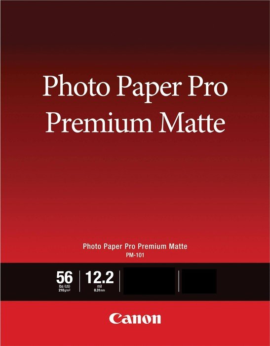 Фотобумага матовая Canon Pro Premium Matte PM-101,  А2,  210 г/м2, 20 листов