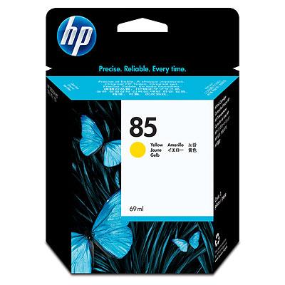 Чернильный картридж HP No. 85 Yellow, DesignJet 30/90/130, 69ml