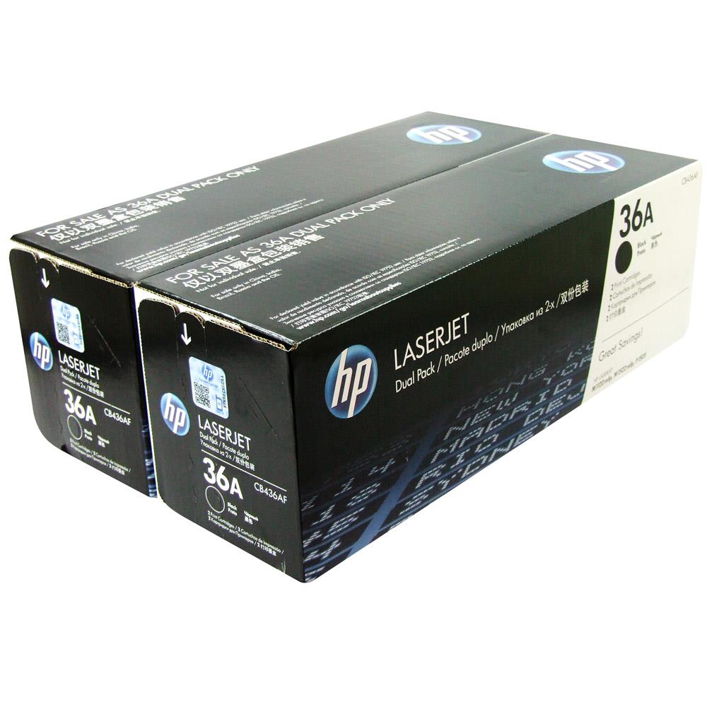 Тонер-картридж черный HP 36A набор из 2-х картриджей LaserJet P1505/M1120/M1522 , 2x2000 стр.