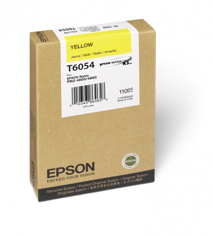 Чернильный картридж Epson для Epson Stylus Pro 4800/4880, yellow, 110ml