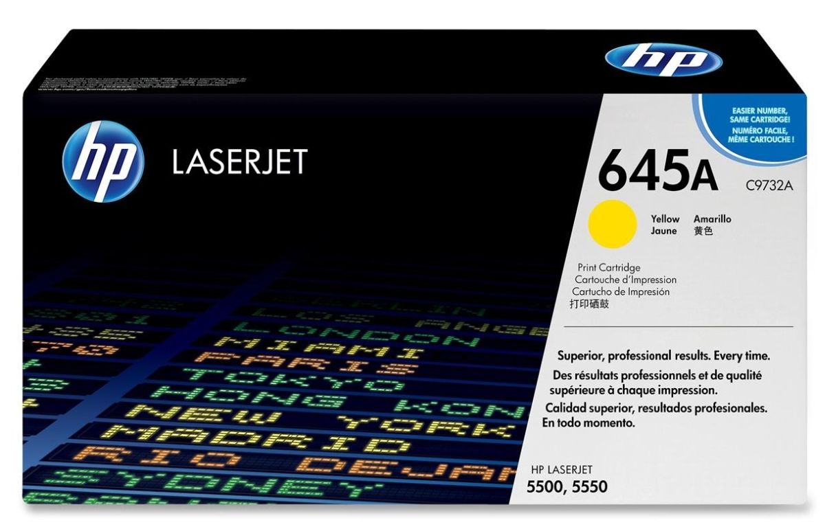 Тонер-картридж HP 732A, Color LaserJet 5500 Yellow