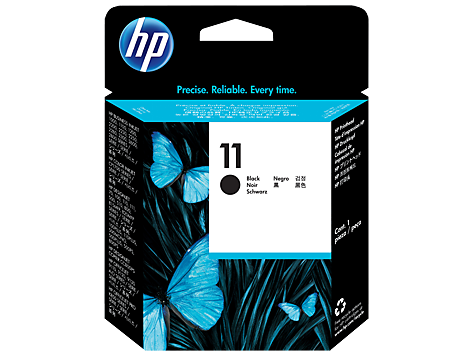 Печатающая головка HP 11, black (черная)