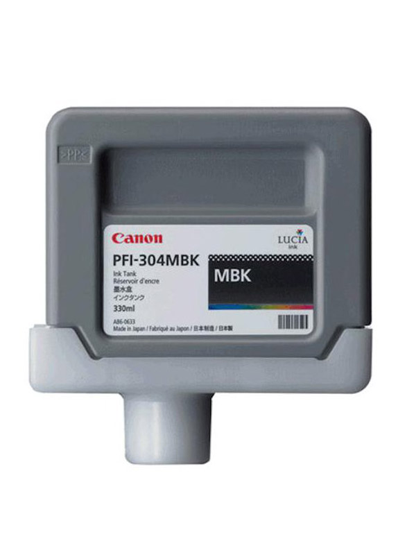 Чернильный картридж Canon PFI-304 MBk, iPF8300/8300S, матовый черный