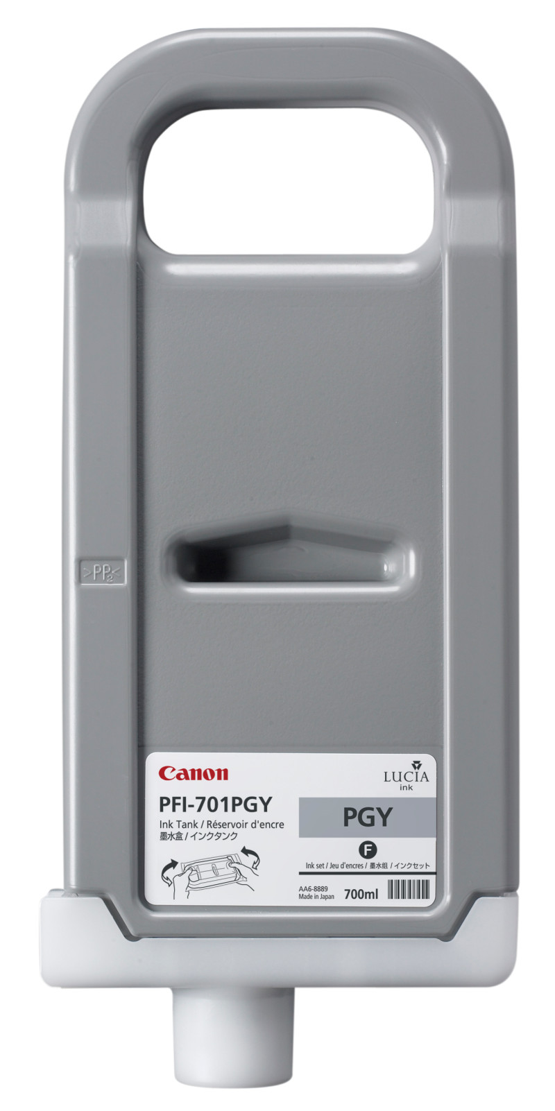 Чернильный картридж Canon, PFI-701 PGY, iPF 8100/9100, Photo Grey