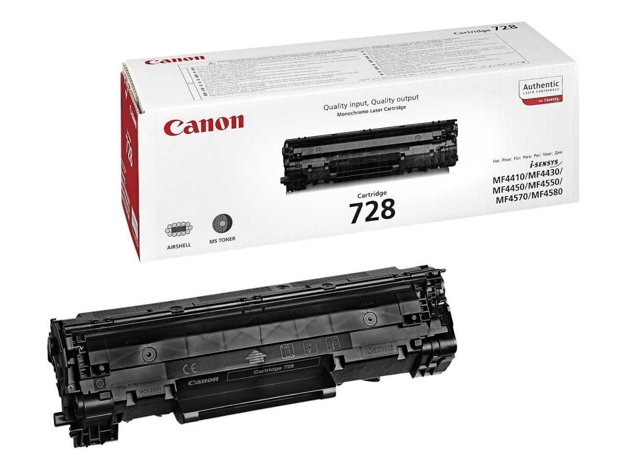 Тонер-картридж Canon 728 для i-SENSYS FAX-L150/L410 и MF4110/4550dn
