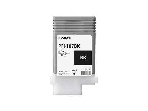 Чернильный картридж PFI-107BK (черный, 130мл) для Canon iPF680,685,780,785