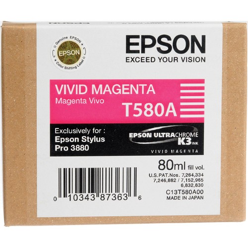 Чернильный картридж Epson Stylus Pro 3880, пурпурный, 80 мл