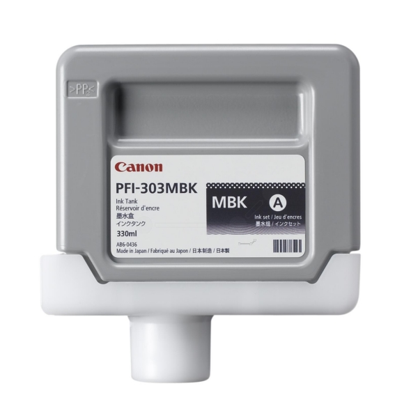 Чернильный картридж Canon PFI-303MBK (матовый черный, 330мл)