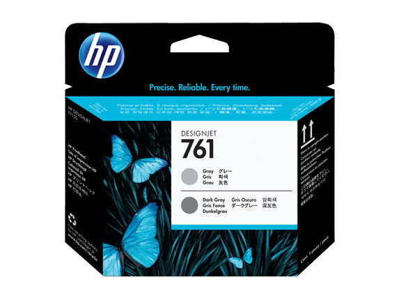 Печатающая головка HP 761 Designjet -T7100, серый/темно серый