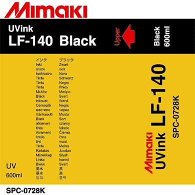 Эластичные UV чернила Mimaki SPC-0728K, Black, 600ml