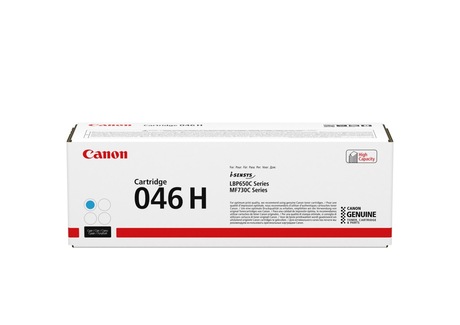 Тонер-картридж Canon 046 H Cyan (голубой) для i-SENSYS MF-735 Cdw/LBP-654Cdw