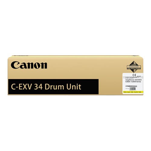 Фотобарабан Canon C-EXV 34 Drum Yellow (желтый), для iR ADV C2000/2020/2025/2030/2220/2225/2230