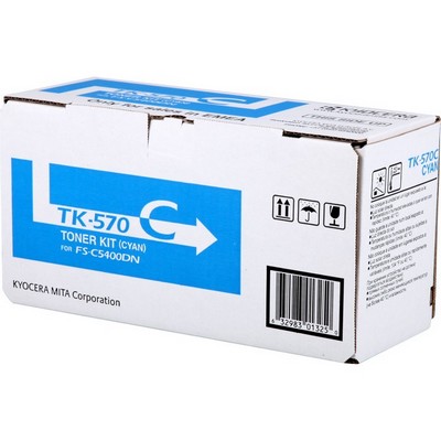 Тонер-картридж Kyocera FSC5400DN type TK-570 Cyan, 12000 стр.
