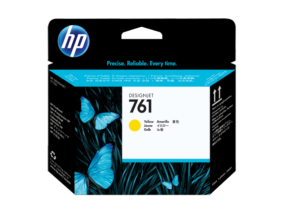 Печатающая головка HP 761 DesignJet-T7100, желтый