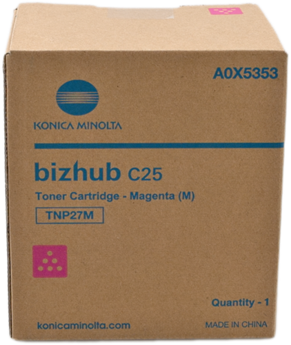 Тонер-картридж Konica-Minolta Bizhub C25 type TNP-27M Magenta, 6000стр.