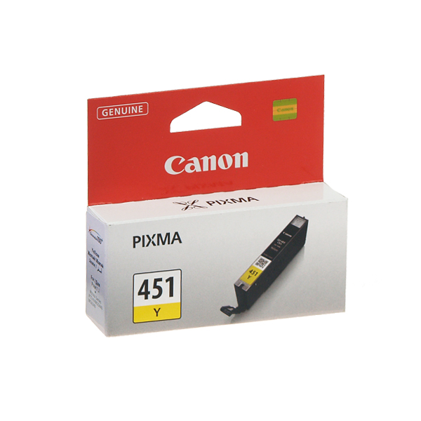 Чернильный картридж Canon CLI451Y, PIXMA IP7240/MG5440/6340/MX924, Yellow