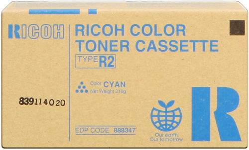 Тонер-картридж R2 голубой для Ricoh Aficio 3228C/3235C/3245C, 10000стр.