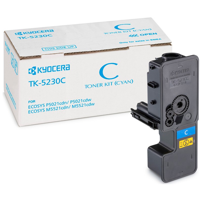 Тонер-картридж Kyocera TK-5230C Cyan (голубой) для P-5021cdn/cdw/M-5521cdn/cdw