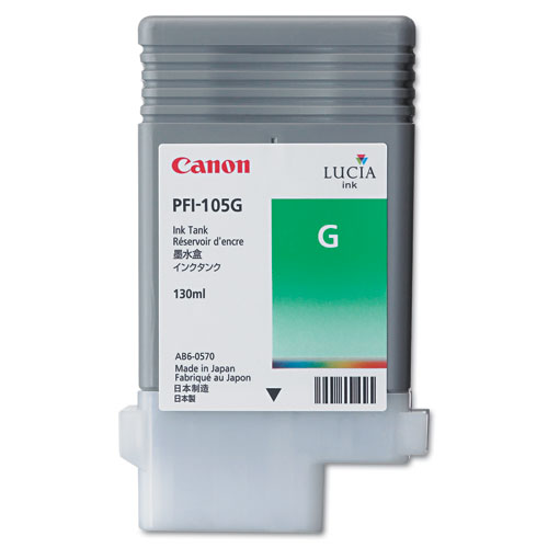 Чернильный картридж Canon, PFI-105G, ipf6300/6350, Green