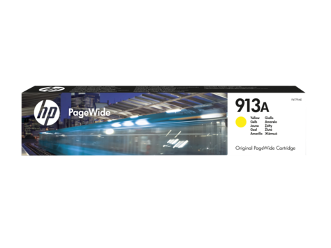 Чернильный картридж HP 913A Yellow (желтый) для PageWide 352dw/377dw/Pro 452dw/Pro 477dw