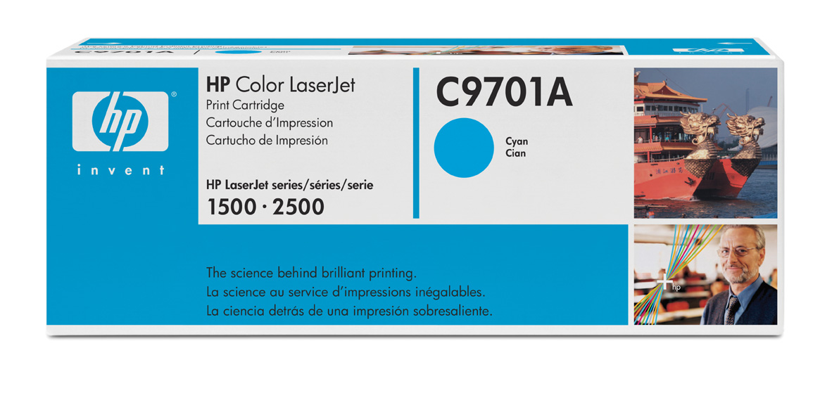 Тонер-картридж HP 701A, Color LaserJet 1500/2500, Cyan