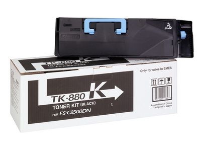 Тонер-картридж Kyocera Mita FSC8500DN type TK-880 Black, 25000 стр.