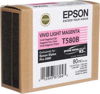 Чернильный картридж Epson Stylus Pro 3880, светло-пурпурный, 80 мл