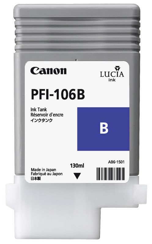 Чернильный картридж Canon, PFI-106B, ipf6400/6450, Blue