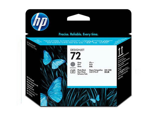 Печатающая головка HP 72, Gray + Photo Black
