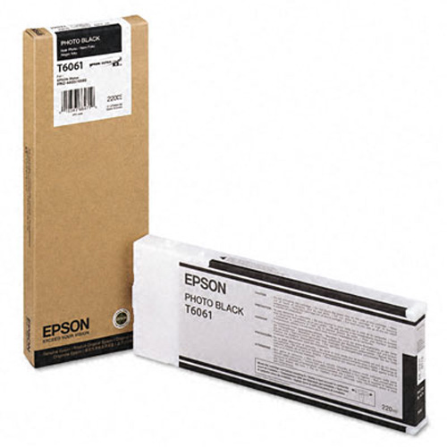 Чернильный картридж T6061 Epson Stylus Pro 4880, черный, 220 мл
