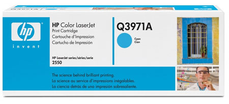 Тонер-картридж HP 971A, Color LaserJet 2550 Cyan, 2000 стр.
