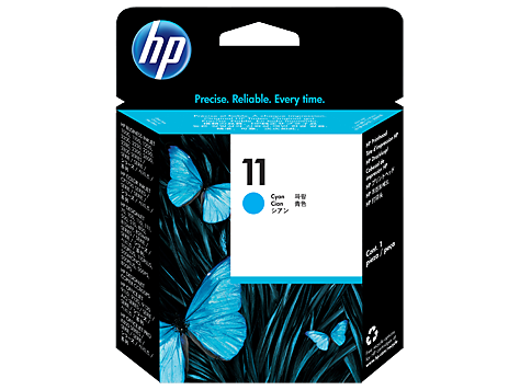 Печатающая головка HP 11, cyan (голубая)