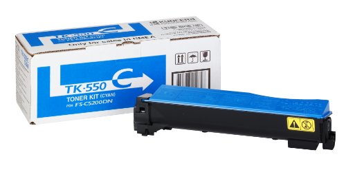 Тонер-картридж Kyocera FSC5200DN type TK-550 Cyan, 6000 стр.