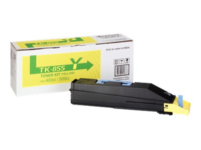 Тонер-картридж Mita Kyocera TASKalfa400ci/500ci type TK855 Yellow, 18000 стр.